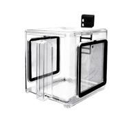 Acrylic Fish Breeding Box | Hanging Aquarium Fish Isolation Box for Fry and F́ish Protection | Transparent Aquarium Breeder B́Ox for Freshwater and Saltwater Tanks, F̀ish Hatching, Nursery, Ánd S