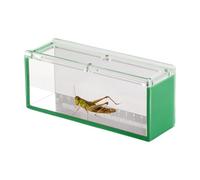 Acrylic Fish Viewing Box, Transparent Observation Container with Scale, Aquatic Isolation Breeder for Crabs, Snails, Spiders, and Small Marine Creatures