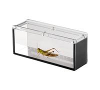 Acrylic Fish Viewing Box, Transparent Observation Container with Scale, Aquatic Isolation Breeder for Crabs, Snails, Spiders, and Small Marine Creatures
