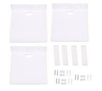 Acrylic Floating Shelf with Cable Management (White) | Aucune option de perçage, petit support pour appareils électroniques, utilisation polyvalente pour le salon, les chambres