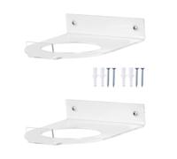 Acrylic Football Display Stand Set, 2 Piece Wall Mount Ball Holder for Sports Display and Storage, Clear Durable Sports Rack for Football Baseball Volleyball Bowling Showcase Home Office Use