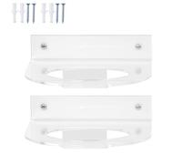 Acrylic Football Display Stand Set, 2 Piece Wall Mount Holder, Transparent Sports Ball Organizer for Secure Presentation, Durable Clear Acrylic Construction, Display Rack for Football Baseball