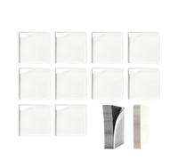 Acrylic Fridge Magnet Set, DIY Picture Frame Kit, 2x2in 10 Pieces Square Magnet Making Set with Adhesive Backing System, Sturdy Clear Display Design, Creative Craft Kit, Home School Use