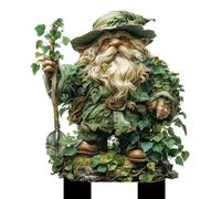 Acrylic Garden Stake Decor - Whimsical Tree Man Earth Goddess Statue, 2D Acrylic Outdoor Stake Charming Design, Durable + Weather-Resistant Finish, Lightweight Strong Material Easy Insert, - For Lawn,