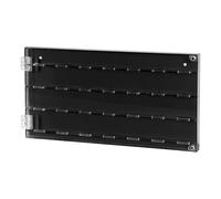 Acrylic Guitar Pick Display Case, 28 Slot Guitar Picks Case with Clear Lid, Guitar Pick Wall Mount Display Case