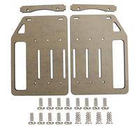 Acrylic Hard Drive Bracket Stand, 3.5in HDD Cage for Three Hard Drives and 8cm Fan, DIY Black Hard Disk Shelf with Mounting Screws and Assembly Drawings for PC Build Enthusiasts