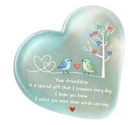 Acrylic Hearts Friendship Ornament Bird Tree Meaningful Home Decor