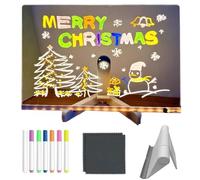Acrylic Light up Drawing Board for Kids, Luminous Acrylic Message Board, Gifts for Teenage Girls (11.8 x 7.8 in)