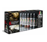 Acrylic Model Wash Set (6 Bottles 20ml) |italeri|448|