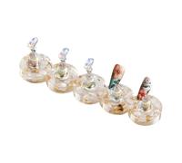 Acrylic Nail Stand - 4.17x0.87 inches Nail Practice Holder | Resin Reusable Display Holder 10.6cm Round Square Options - Artificial Nails Organizer Salon Home Use | Beginner Friendly Art Tool