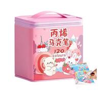 Acrylic Paint Markers - Professional Dot Marker Set, Fine Tip Waterproof Pens For Art, Crafts, DIY Projects | Draw On Canvas, Glass, Ceramic, Stone, Rock Creative Painting Supplies Kids, Adults, Hobby