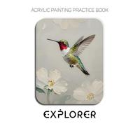 Acrylic Painting Practice Book - Explorer: A Sculptural Journey into Textured Wildlife and Abstract Nature