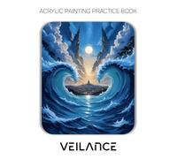 Acrylic Painting Practice Book - Veilance: An Artistic Journey into Ethereal Landscapes and the Nuances of Light
