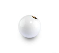 Acrylic pour shifter Knob White Black M12x1.25 Acrylic pour(Three adapters White)
