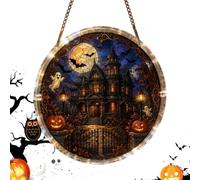 Acrylic Puzzle Sun Catcher | Halloween Ghost Themed Window Decor