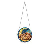 Acrylic Puzzles Suncatcher, Acrylic Suncatcher Wall Hanging, Acryliic Puzzles for Doors Garden, Puzzle Type Animal Ornaments for Tree Mom Grandma Lady Man Birthday Door Garden Car Balcony