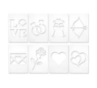 Acrylic Router Templates, Clear Sewing Set, Reusable Holiday Stencils,