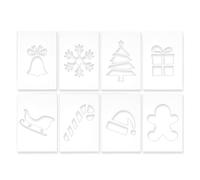 Acrylic Router Templates -Snowflake Tree Sewing Templates