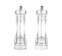 Acrylic Salt and Pepper Grinder Set 2pcs Adjustable