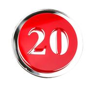 Acrylic Self-Adhesive 3D Hollow Table Number Plates Multiple Shapes Numbers 1-30(Circle-1-20)