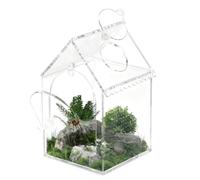 Acrylic Spider Enclosure - Transparent Jumping Spider Terrarium Tank, Ventilated Habitat | Durable Escape Resistant Isolation Box with Doors for Easy Feeding, Cleaning, Decoration