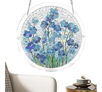 Acrylic Sun Catcher Puzzle - 3D Acrylic Flower Home Decor, Sun Catcher Craft with Prism Effects, Floral Window Art with Light Catching Petals, Vibrant Decorative Ornament for Spring Holiday Home Decor