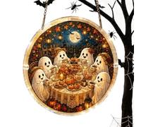Acrylic Sun Catcher Puzzles - Halloween Ghost Themed Window Decor