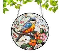 Acrylic Sunlight Catcher - Window Ornament Puzzle Decor, Rainbow Light Prism Display, Home Accent with Hanging Chain Design, Outdoor Decor with 7.8 inch Size, Gift Idea for Porch Garden Use