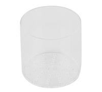 Acrylic Transparent Feeder Cover, Aquarium Feeding Shield with Precision Pores, Prevents Fish and Shrimp from Stealing Food, for Safe Eating and Reproduction in R (100mm)