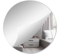 Acrylic Wall Mirror, 20 Cm Removable Round Mirror, Self-Adhesive Wall Mirror For Home, Bedroom, Living Room, Home Decoration