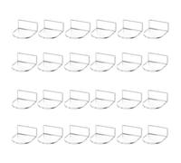 Acrylic Wall Shelves 24 Piece Clear Display Storage Holder Organizer | Clear Acrylic Wall Shelves Offer Versatile Display And Organization Without Taking Floor Space | 24-Piece Storage Holders