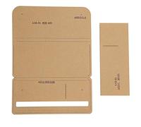Acrylic Wallet Pattern Stencil, Leather Craft Template Kit, Transparent Durable Cutting Tool for DIY Leather Wallet Making, Includes 2 Templates with Protective Kraft Paper