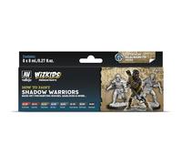 Createx Vallejo Peinture acrylique 080253 WizKids Shadow Warriors – Lot de 8 flacons 8 ml