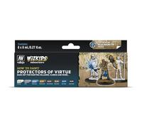 Acrylicos Vallejo 214960 80252 WizKids Protectors of Virtue Lot de 8 x 8 ML