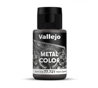 Acrylicos Vallejo 32 ml "brûlé fer" Couleur métal
