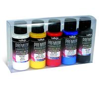 Vallejo 62101 Colorant pour modélisme ferroviaire blanc, jaune, rouge, bleu, noir 5 pc(s)