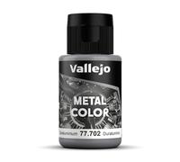 Acrylicos Vallejo VJ77702 Peinture métallique "Duraluminium" Argenté 32 ml