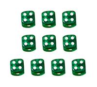 Acrylique 16mm Zices Set Coloré Six Côtés Cube avec Points Jouer Bloc Carré Enfants Cours de Mathématiques Jouet Éducatif