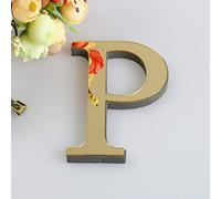 Acrylique 26 Lettres DIY 3D Miroir Stickers Muraux Stickers 6 '' Alphabet Miroir Autocollants Mur Art Décorations Murales Décor à la Maison Cadeaux pour Maison Salon Salle de Bains Chambre Bar