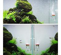 Acrylique Aquarium Dioxyde de Carbone Transparent Compteur de Bulles Raffineur Aquarium Plantes d'eau CO2 Atomiseur Diffuseur Accessoires Professionnels pour Utilisation (M)