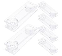 Acrylique Blanc Poids de Cordon, Réparation Rapide, 6 Pièces | Chaînes à Billes et Rideaux, Design Simple, Aide à Restaurer le Contrôle, Usage Maison ou Location