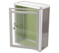 Acrylique Boîte à Suggestions Serrure Transparente Murale | Deux Clés, Support de Fixation Inclus, Visibilité du Contenu, pour École et Bureau Administratif