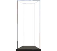 Acrylique Boîte Daffichage Vitrine pour LG 21042 La Statue de la Liberté, Boîte de Présentation Transparente Antipoussière (sans Modèle de Bloc de Construction) 20x20x50cm 3MM