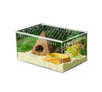 Acrylique Boîte d'alimentation Transparente Terrarium Réservoir De Reptiles Insectes Reptiles Transport Cage D'élevage Conteneur Transparent Boîte D'élevage De Reptiles 1pc