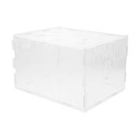 Acrylique Cage à Hamster Transparente, Villa Château pour Petit Animal | Espace de Repos, sans Odeur, Aire de Jeu et D'exercice, pour Hamster et Cochon D'inde