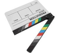 Acrylique Directeur Scène Clap Tv Comité De Film Action Board Film Prop Avec Un Stylo (Couleur)