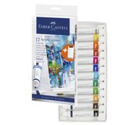 Faber-Castell Creative Studio - Ensemble de peinture - 12 parties - peinture acrylique - 12 couleurs - couleurs assorties - 20 ml G