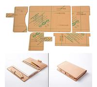 Acrylique Ensemble de Pochoir pour Carnet en Cuir, Modèle DIY Leathercraft, Moule pour Bureau et Fournitures Scolaires