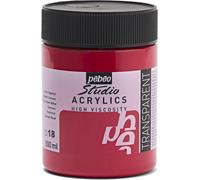 Acrylique Fine Studio Acrylics - Peinture Acrylique Rouge - Carmin Naphtol - 500 Ml