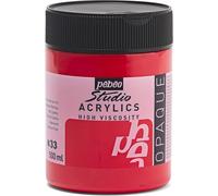 Acrylique Fine Studio Acrylics-Peinture Acrylique Rouge-Rouge Cadmium Imitation-500 Ml
